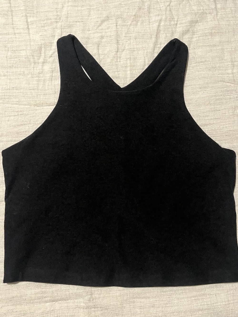 Beyond Yoga Spacedye Refocus Cropped Tank Black - Picture 4 of 6